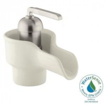 Bol Single Hole Single-Handle Low-Arc Bathroom Faucet in Biscuit