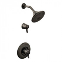 Rothbury ExactTemp 2-Handle 1-Spray Shower Only Trim Kit in Oil Rubbed Bronze (Valve Sold Separately)