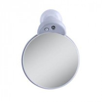 10X/5X Lighted Magnification Spot Mirror in Gray