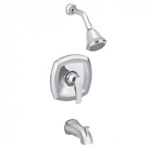 Copeland 1-Handle Tub and Shower Faucet Trim Kit in Chrome (Valve Sold Separately)
