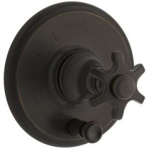 Artifacts Prong 1-Handle Rite-Temp Pressure Balancing Valve Trim Kit in Oil Rubbed Bronze (Valve Not Included)