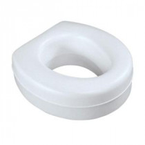 Elevated Toilet Seat in White