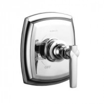 Margaux 1-Handle Rite-Temp Pressure-Balancing Valve Trim Kit with Lever Handle in Polished Chrome (Valve Not Included)