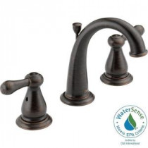 Leland 8 in. Widespread 2-Handle High-Arc Bathroom Faucet in Venetian Bronze