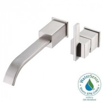 Sirius 1-Handle Wall-Mount Lavatory Faucet Trim Only in Brushed Nickel