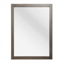Brentwood 30-3/4 in. L x 23-1/2 in. W Wall Mirror in Driftwood