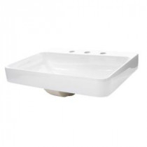 Vox Above-Counter Bathroom Sink in White