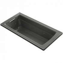 Archer 5.5 ft. Whirlpool Tub in Thunder Grey