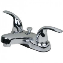 Vantage Collection 4 in. Centerset 2-Handle Bathroom Faucet with Pop-Up Drain in Chrome