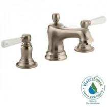 Bancroft 8 in. Widespread 2-Handle Low-Arc Bathroom Faucet in Vibrant Brushed-Bronze