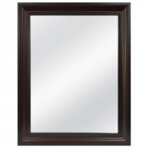 22.5 in. x 28.5 in. Coppered Bronze Framed Mirror
