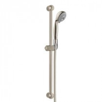 Croma E 75 3-Spray Wall Bar Shower Kit in Brushed Nickel