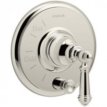 Artifacts Lever 1-Handle Rite-Temp Pressure Balancing Valve Trim Kit in Vibrant Polished Nickel (Valve Not Included)