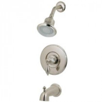 Catalina Single-Handle Tub and Shower Faucet Trim Kit in Brushed Nickel (Valve Not Included)