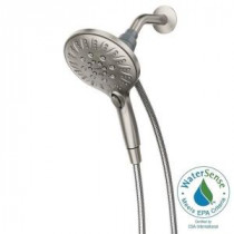 Attract 6-Spray 5.5 in. Hand Shower with Magnetix in Spot Resist Brushed Nickel