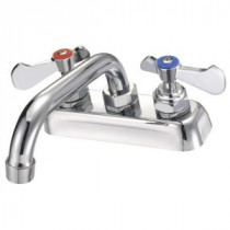 Commercial 2-Handle Kitchen Faucet in Chrome