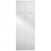 48 in. x 67 in. Sliding Shower Door Glass Panel in Tranquility