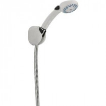 2-Spray 2.5 GPM Fixed Wall-Mount Hand Shower with Pause Feature in White