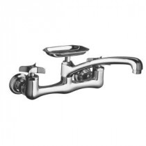 Clearwater 8 in. 2-Handle Low-Arc Sink Supply Faucet in Polished Chrome