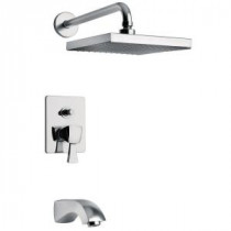 Lady Pressure Balance 1-Spray Tub and Shower Faucet in Chrome