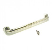 Premium Series 36 in. x 1.5 in. Grab Bar in Polished Stainless Steel (39 in. Overall Length)