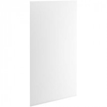 Choreograph 0.3125 in. x 48 in. x 96 in. 1-Piece Shower Wall Panel in White for 96 in. Showers