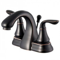 Chambery 4 in. Centerset 2-Handle Mid-Arc Bathroom Faucet in Oil Rubbed Bronze