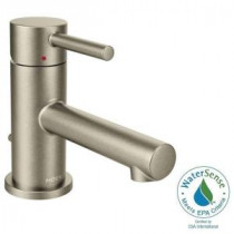 Align Single Hole 1-Handle Bathroom Faucet in Brushed Nickel