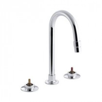 Triton 8 in. Widespread 2-Handle Low-arc Spout Bathroom Faucet in Polished Chrome (Handles Not Included)