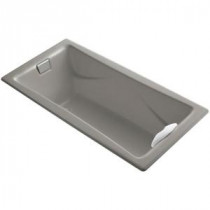 Tea-for-Two 5.75 ft. Reversible Drain Soaking Tub in Cashmere