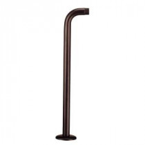 15 in. Right Angle Shower Arm with Flange in Oil Rubbed Bronze