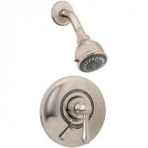 Allura 1-Handle Shower Faucet in Satin Nickel