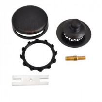 Universal NuFit Push Pull Bathtub Stopper with Grid Strainer, Combo Pin Kit, Oil-Rubbed Bronze