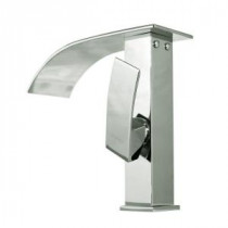 Accent Series Single Hole 1-Handle Cascade Waterfall Vessel Bathroom Faucet in Chrome