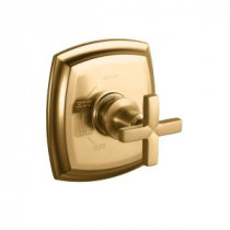Margaux 1-Handle Rite-Temp Valve Trim Kit with Cross Handle in Vibrant Brushed Bronze (Valve Not Included)