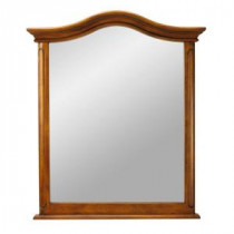 Provence 28-1/2 in. W x 33 in. L Wall Mirror in Chestnut