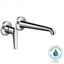 Axor Bouroullec Wall-Mount 1-Handle Bathroom Faucet Trim Kit in Chrome (Valve Not Included)