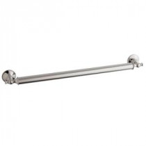 Traditional 24 in. Concealed Screw Grab Bar in Polished Stainless