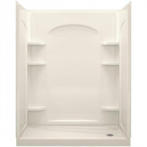 Ensemble 1-1/4 in. x 30 in. x 72-1/2 in. 2-piece Tongue and Groove Shower Endwall in Biscuit
