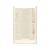 Accord 37-1/4 in. x 36 in. x 77 in. Shower Kit in Biscuit