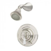 Carrington 2-Handle 3-Spray Shower Faucet in Satin Nickel