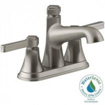 Georgeson 4 in. Centerset 2-Handle Bathroom Faucet in Vibrant Brushed Nickel