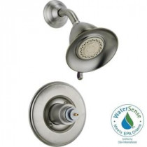 Victorian 1-Handle 3-Spray Shower Faucet Trim Kit in Stainless (Valve and Handles Not Included)