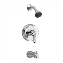 Colony 1-Handle Tub and Shower Faucet Trim Kit in Chrome (Valve Not Included)