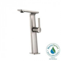 Novus Single Hole Single-Handle High-Arc Bathroom Faucet in Brushed Nickel
