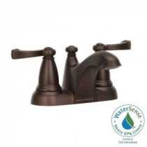 Ridgley 4 in. Centerset 2-Handle Low-Arc Bathroom Faucet in Vintage Copper