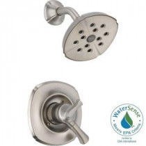 Addison 1-Handle H2Okinetic Shower Only Faucet Trim Kit in Stainless (Valve Not Included)