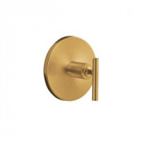 Purist 1-Handle Thermostatic Valve Trim Kit with Lever Handle in Vibrant Modern Brushed Gold (Valve Not Included)
