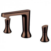 8 in. Widespread 2-Handle Lavatory Faucet in Oil Rubbed Bronze