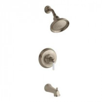 Rite-Temp 1-Handle Pressure-Balancing Tub and Shower Faucet Trim Kit in Vibrant Brushed Bronze (Valve Not Included)